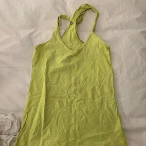 Lululemon OG Cool Racerback Clarity Yellow Tank Top Size 4